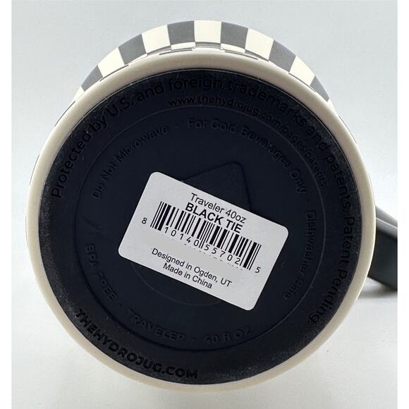 Hydrojug 40oz Traveler, BLACK TIE - Picture 5 of 5